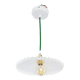 Vintage white opaline pendant lamp