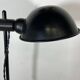 Vintage black metal floor lamp from the 70s