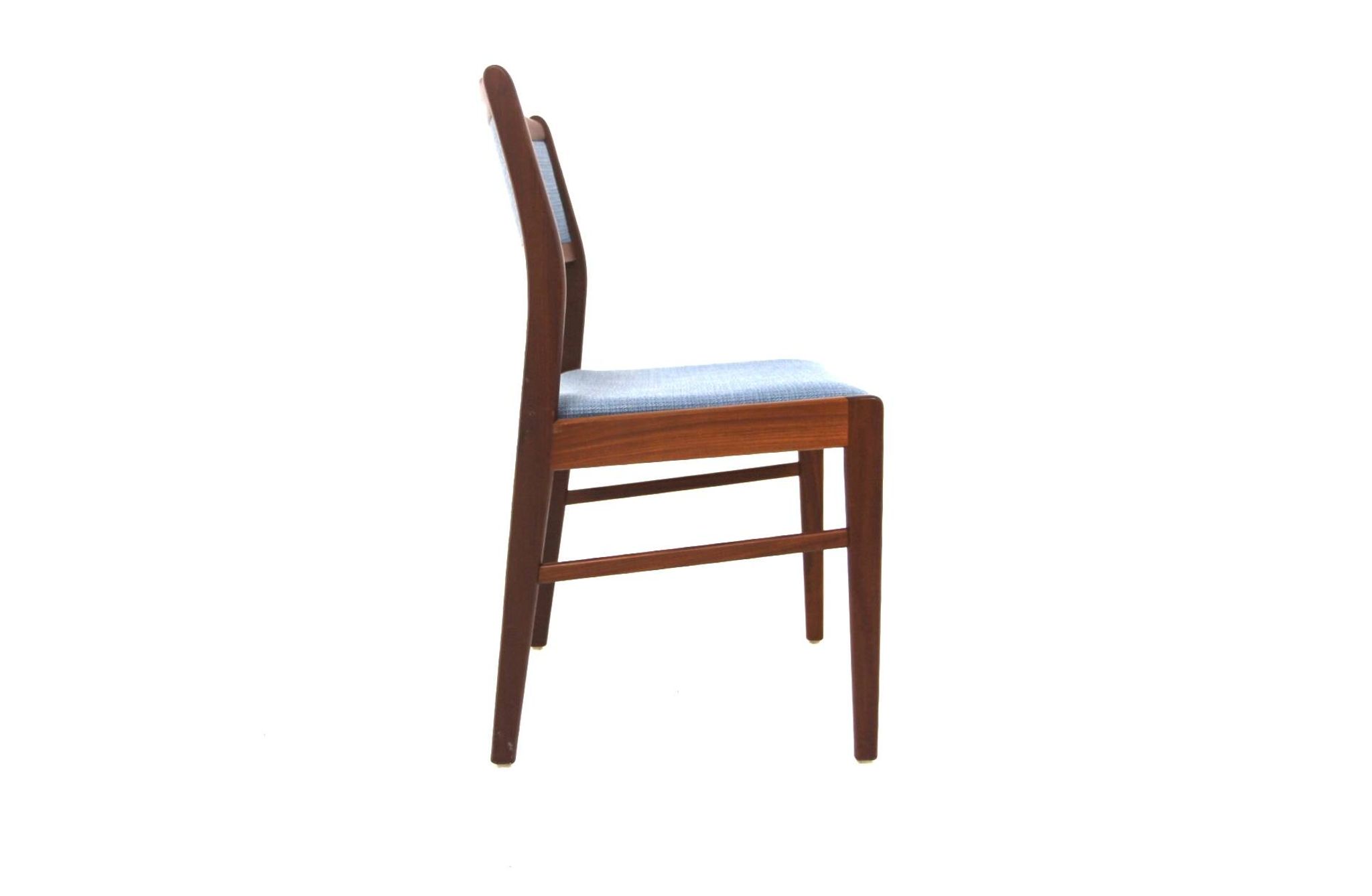 4 chaises scandinave en noyer, Suède, 1960