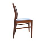 4 Scandinavian walnut chairs, Sweden, 1960