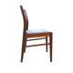 4 Scandinavian walnut chairs, Sweden, 1960