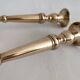 Antique candlesticks candlesticks baluster in brass copper
