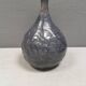 Vase Pauline Toynbee, Émail en cristal bleu texturé, forme organique, années 1980