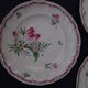 3 plates in opaque porcelain of Lunéville diam 22 cm