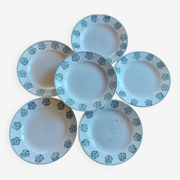 Assiette René Digoin Sarreguemines lot de 6