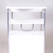 White Bauhaus writing desk made in 1930s Germany - Restored