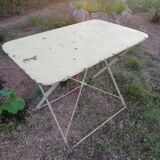 Table de jardin pliante