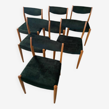 6 chaises années 70