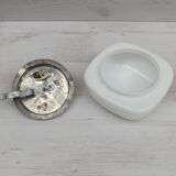 White opaline ceiling 20 x 20 cm