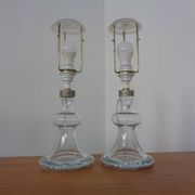Glass table lamps by Michael Bang for Holmegaard, 1970s, set of 2.