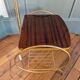 1950s reading lamp – Formica and gold metal