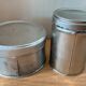 Set of 2 small aluminum boxes