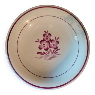 Plat de service faïence d’Onnaing Nord