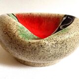 Ashtray or pocket emptier signed 60s Width 15.5 cm