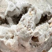 drusy agate spheres (quartz) on bases – mineral decoration