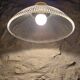 Suspension globe style holophane industriel vintage
