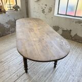Oval farmhouse table 250cm pine