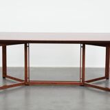 Beautiful and extendable Art Deco design dining table for 6 to 8 people