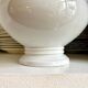 Pillivuyt white porcelain eared salad bowl