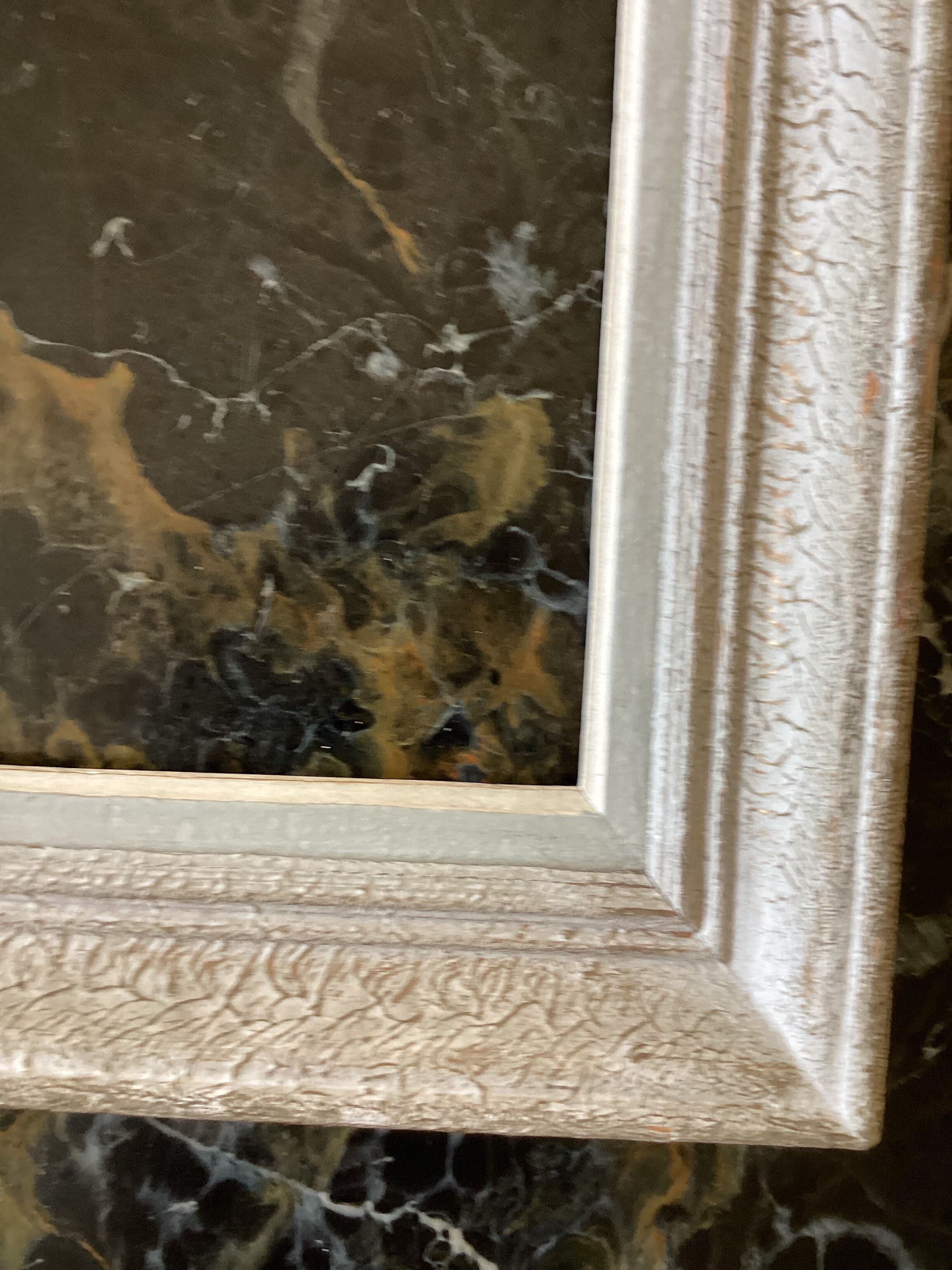 Pair of vintage wooden wall frames dimension: height -41cm- width and -33cm- depth -4cm-