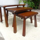 Brutalist nesting tables