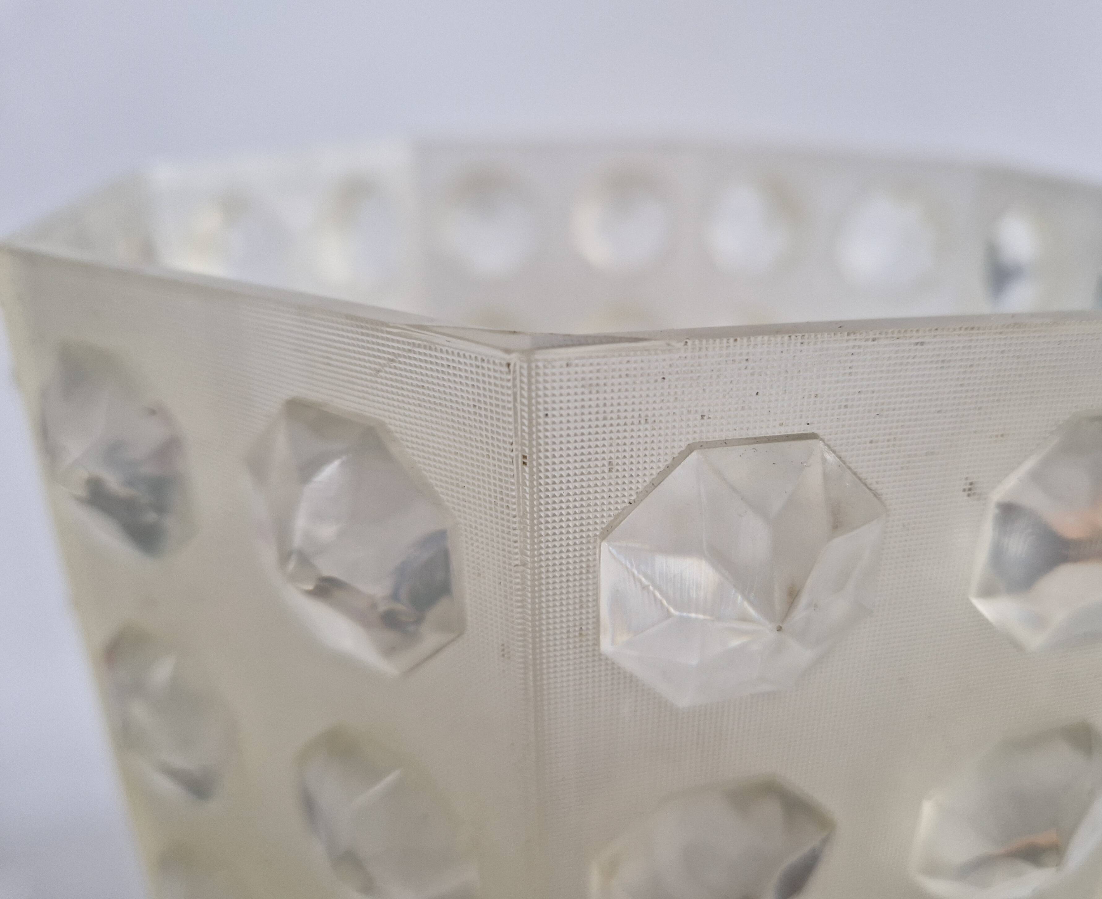 Modernist diamond suspension by Aloys Gangkofner, 1970s.