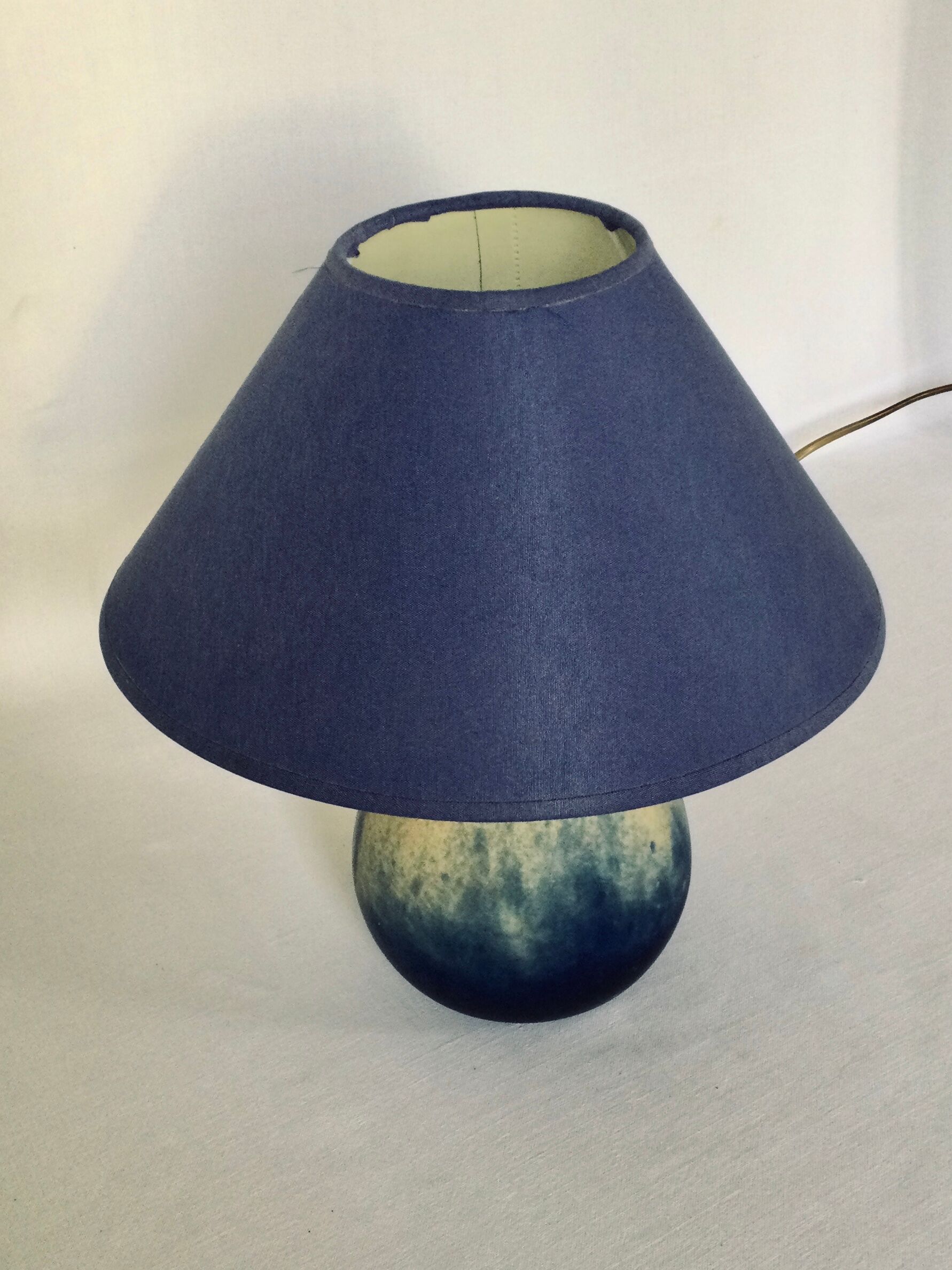 Glass paste lamp by A.France