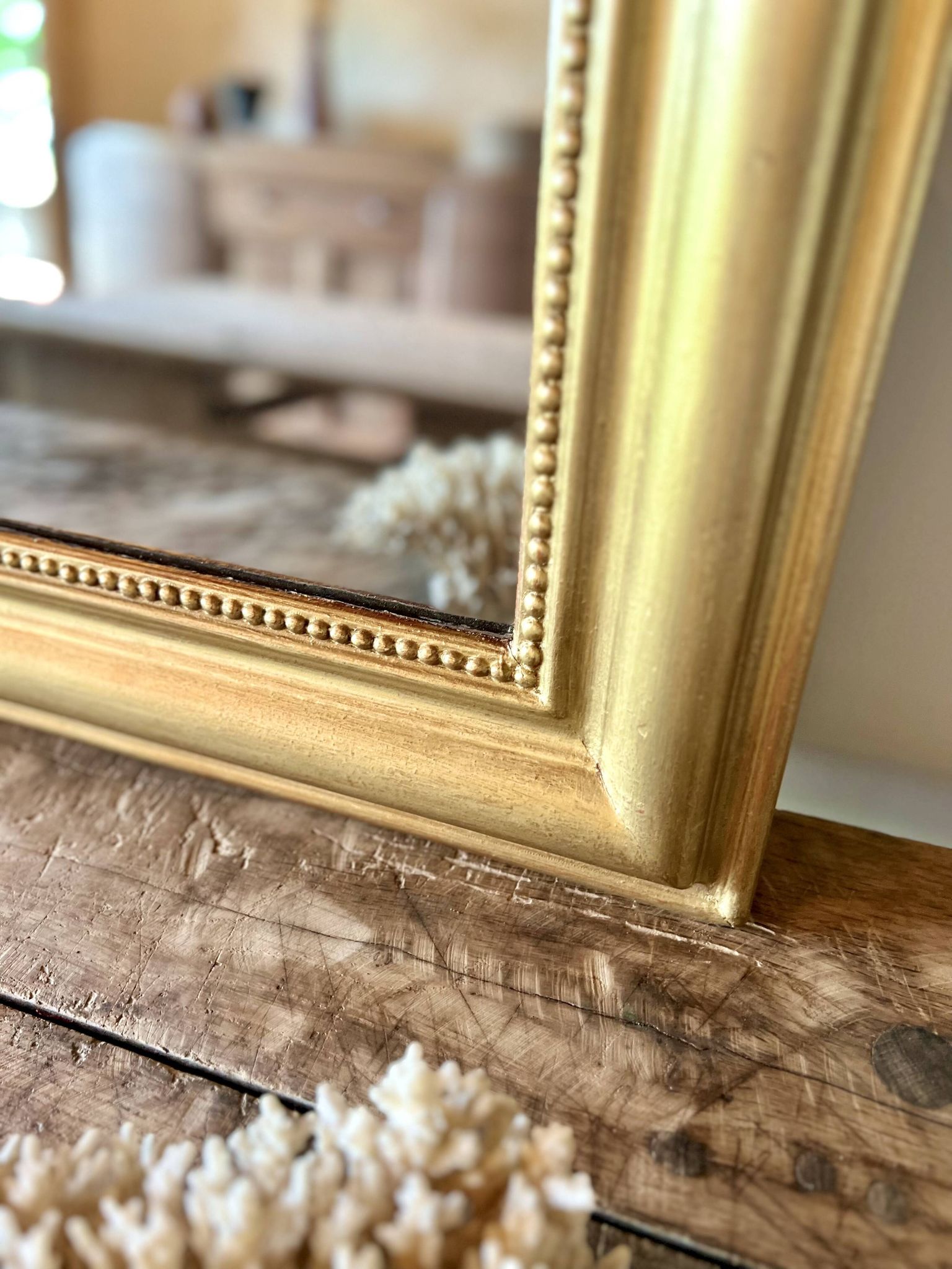 Louis Philippe mirror, mercury glass