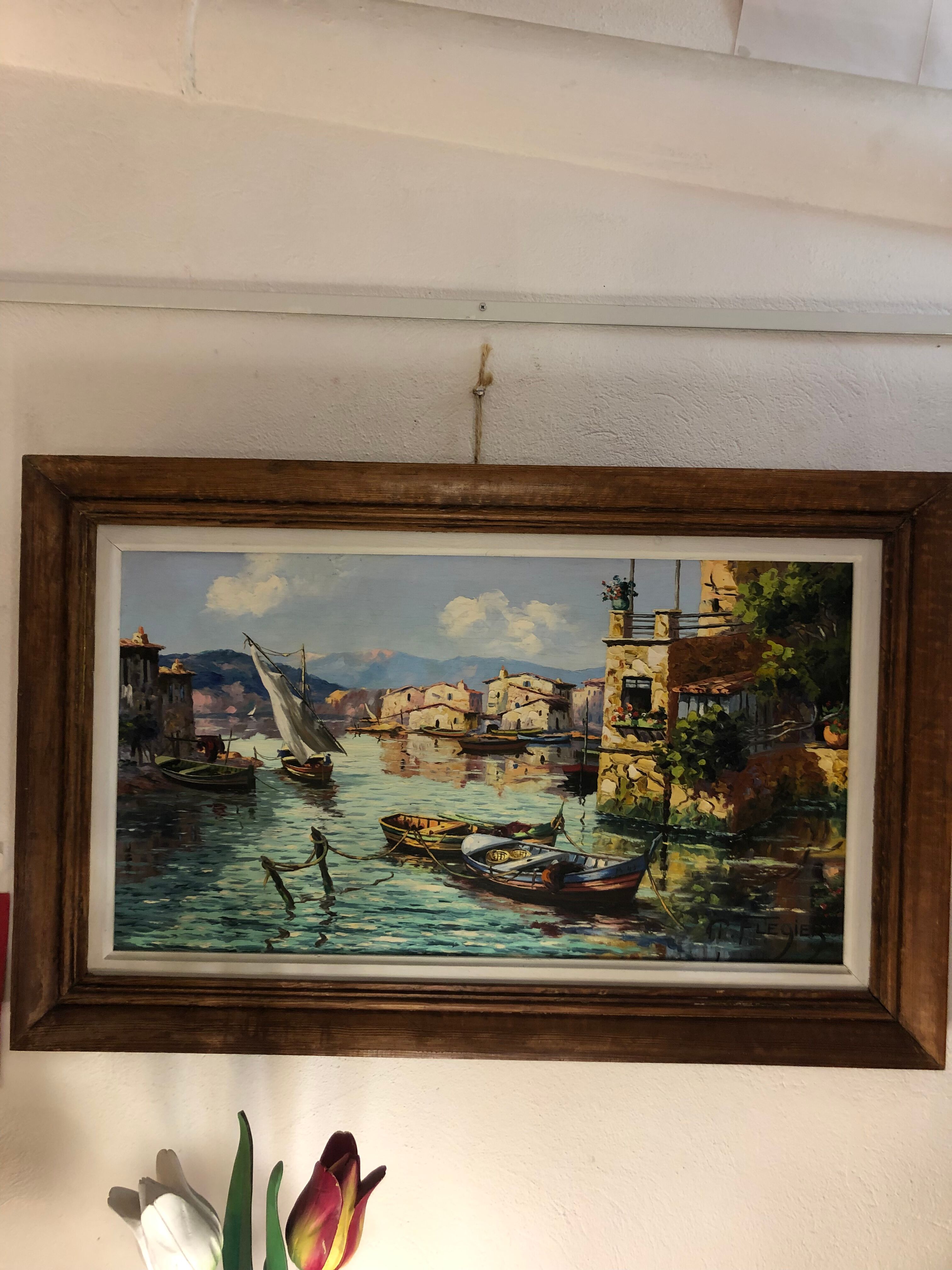 Painting by Max Flegier (XXth)