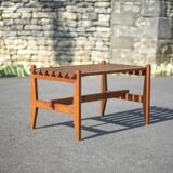 Petit Banc ou table à lattes bois vintage style scandinave, banc bois, table basse bois,