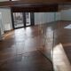 Table en chêne et verre