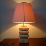 Travertine lamp from the 60s and 70s