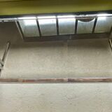 Vintage chrome and glass lounge table 1970