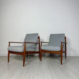 1950s Vintage Danish Teak Armchair by Grete Jalk for France & Daverkosen