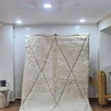 Handmade Berber wool rug 250x150 cm