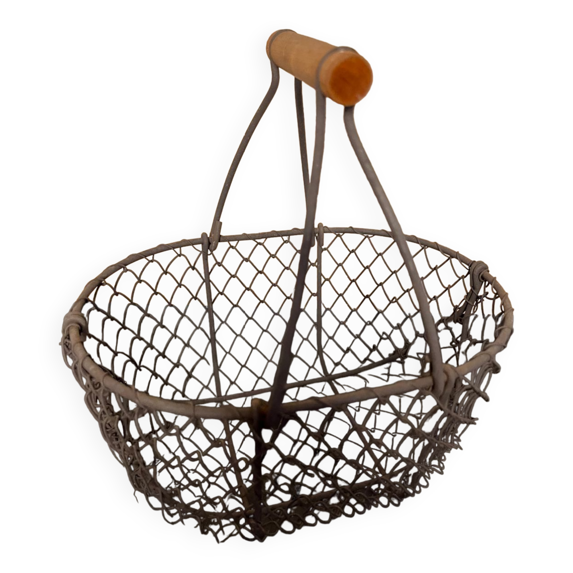 Metal egg basket