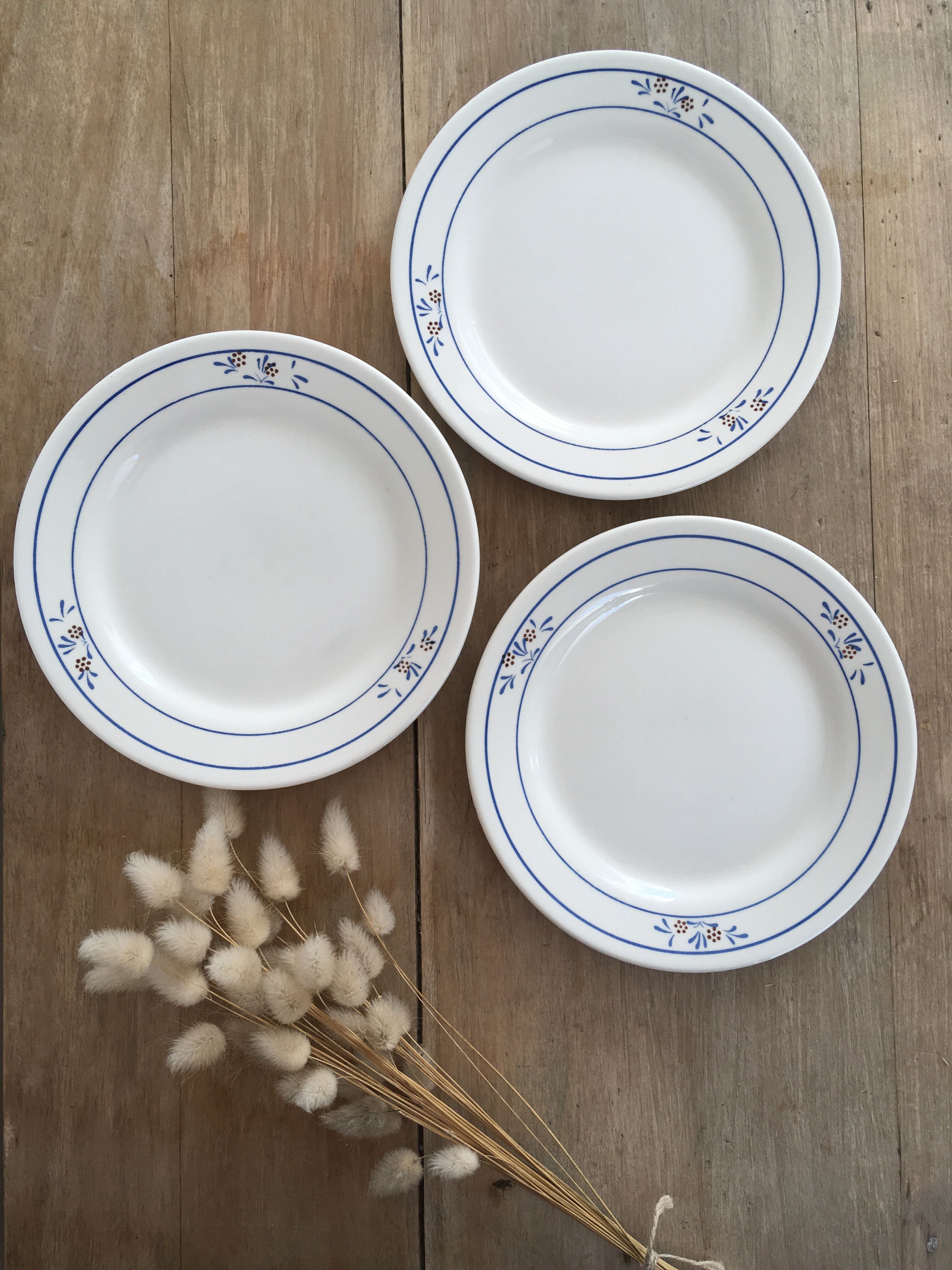 Oxford Flowery Dessert Plates