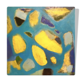 Tableau Abstrait Bleu