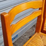 Set of 8 elm chairs Maison Regain