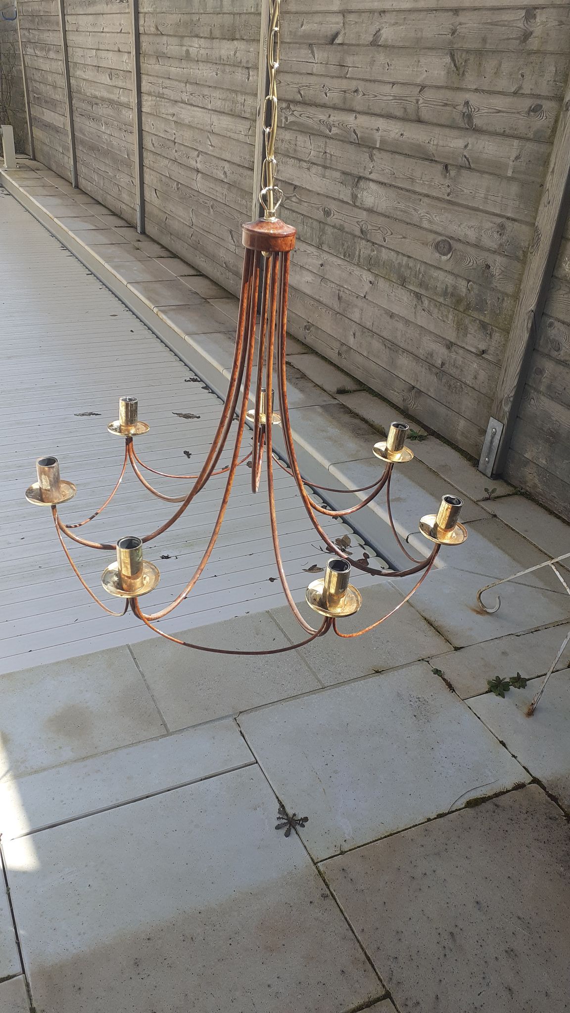 7-light chandelier: Giemme Lampadiri