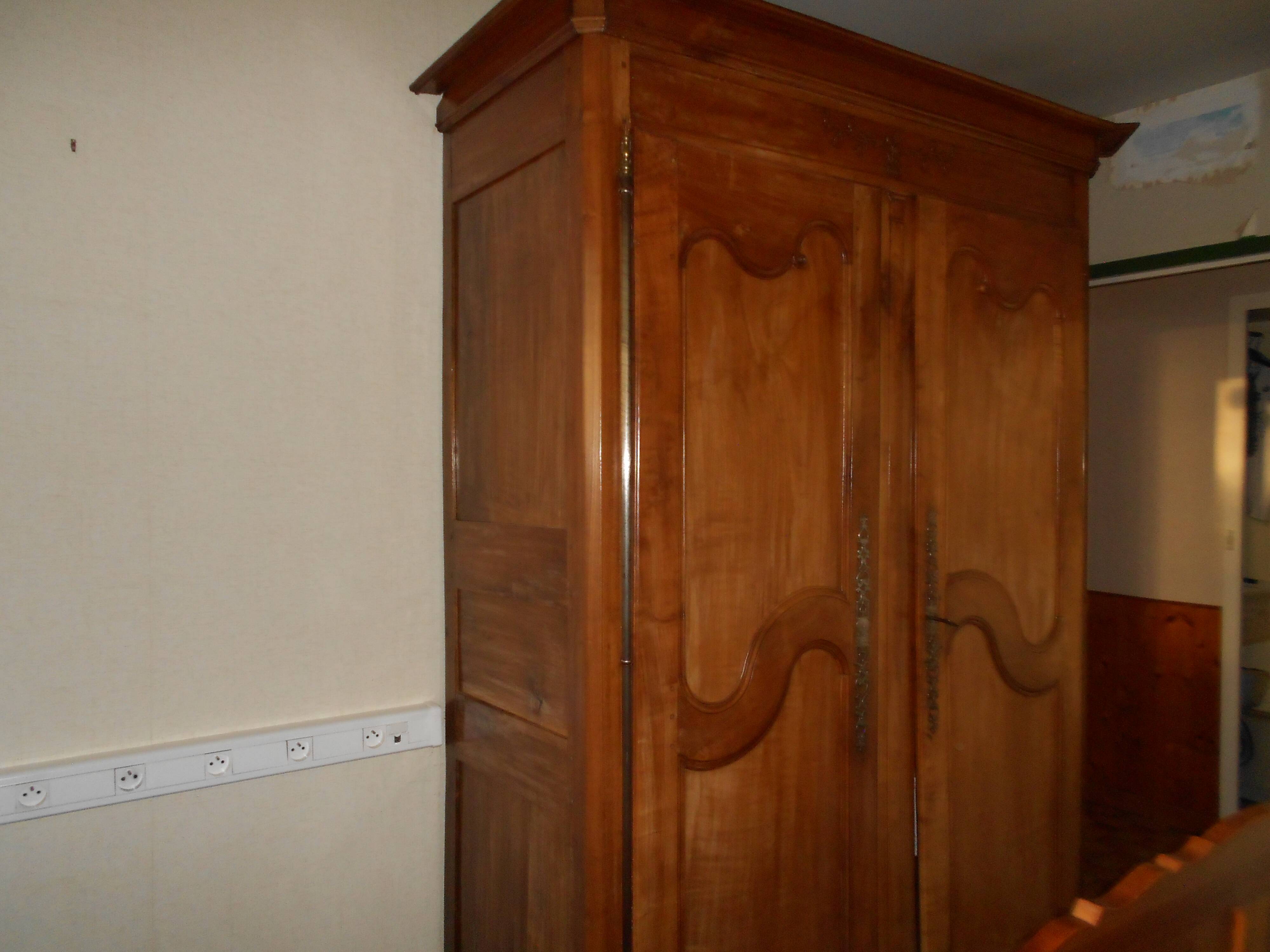 Louis XV wardrobe in cherry wood