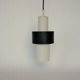 Scandinavian hanging opaline and black metal