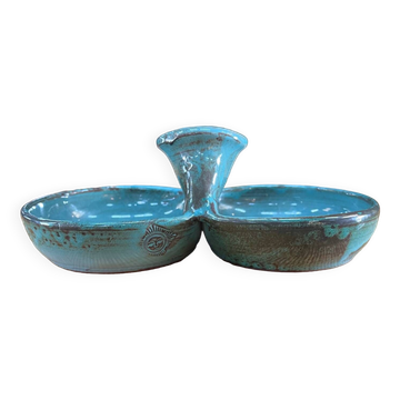 Double ceramic pocket tray