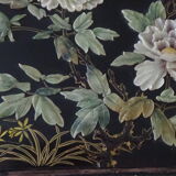 Table low décor birds with hard stones and mother of Pearl inlay