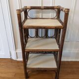 Rattan shelf