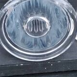 Set of 3 Daum crystal vases model Cythère from the 80s