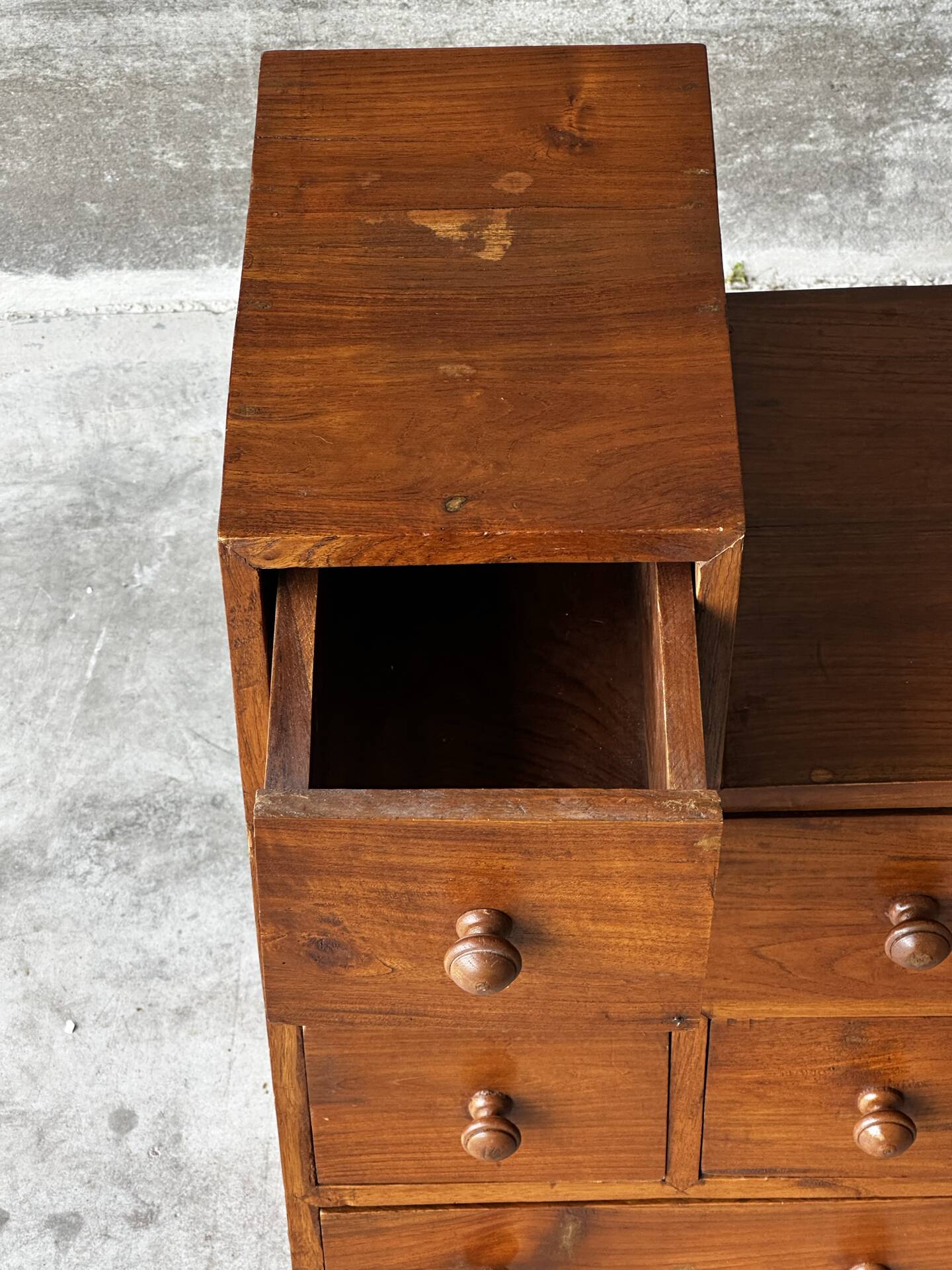 Mid-Century Japanese staircase furniture in solid wood