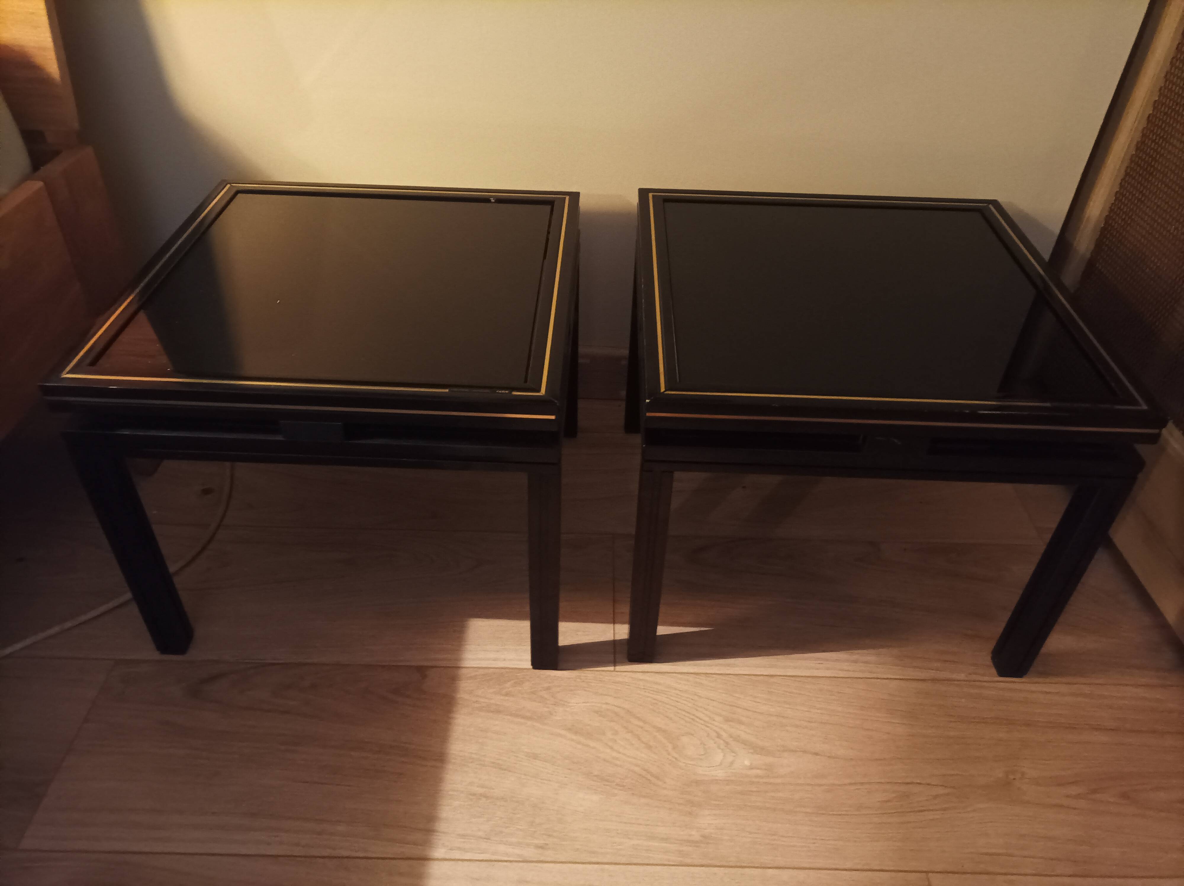 Pair of Vandel Paris side tables
