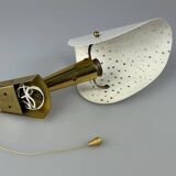 50s 60s wall lamp by Ernest Igl for Hillbrand Brass & Metal Design