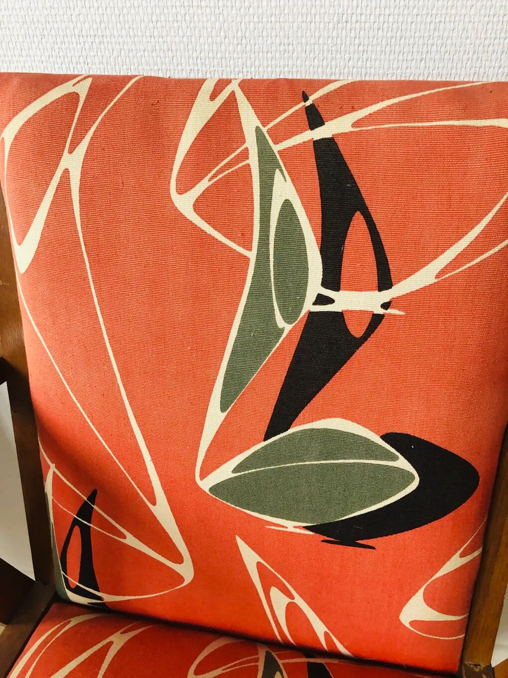 Paire fauteuils bridge vintage, 1950